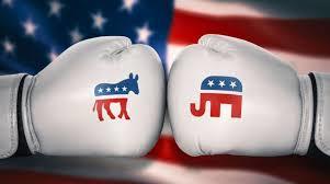 What is the color of the Republican party ?
