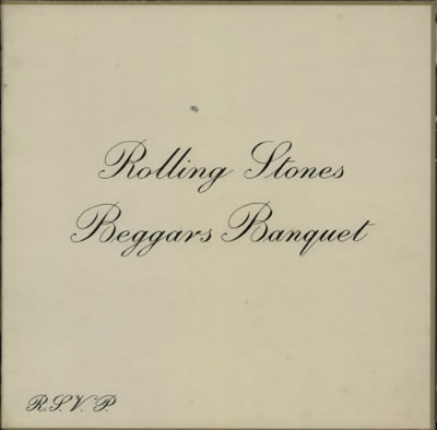 Pourquoi la pochette vinyle de "Beggars' Banquet" est blanche ?