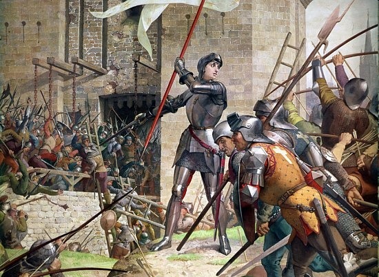 Jeanne d’Arc est surnommée la Pucelle…