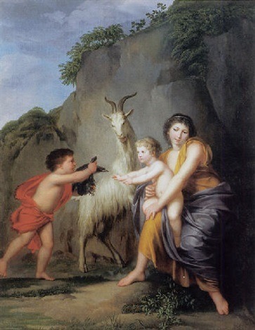 Dans la mythologie grecque, comment s'appelait la chèvre qui a nourri et élevé Zeus lorsqu'il était enfant ?