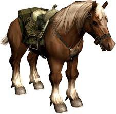 Comment s'appelle le cheval du héros ?