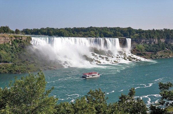 Où se trouvent les fameuses chutes du Niagara ?