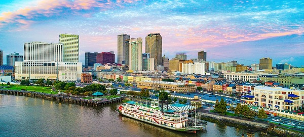 La Nouvelle Orléans est une ville qui situe en :