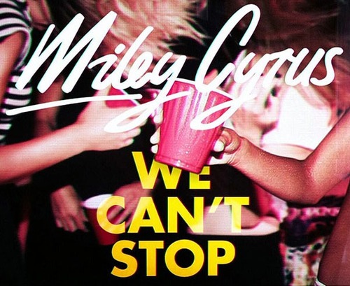 Qui chante "We Can't Stop" ?