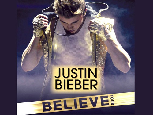 Quantos shows o Bieber fez com sua turnê Believe Tour?