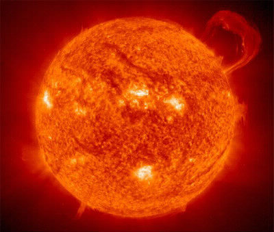 De combien de °C environ est la température du noyau du Soleil ?