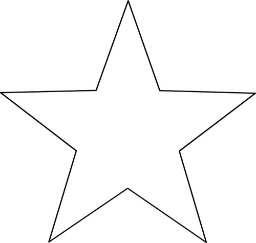 Le dessin d'une étoile pleine possède 6 sommets.