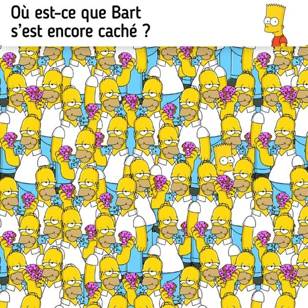 Où est-ce que Bart se cache ?