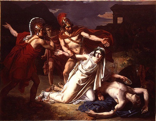 Tragédie grecque : Antigone est condamnée à mort, car….