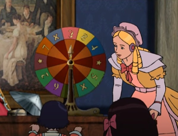 A la fin de l'épisode 13, Mme de Fleurville et Mme de Rosebourg organisent le tirage d'une loterie. Quel lot gagne Marguerite ?