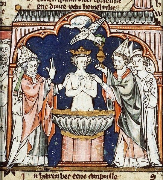 Quel roi de France a été baptisé à Reims ?