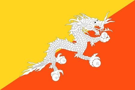 Ce dragon blanc est au centre du drapeau du _____