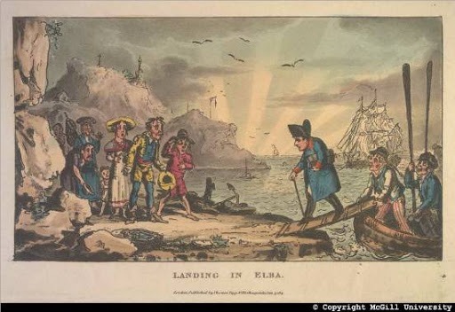 Sur quelle île Napoléon est-il exilé en 1814 ?