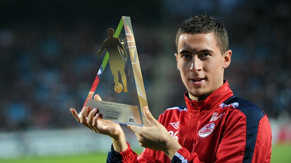 Le Belge Eden Hazard a débuté sa carrière pro à Lille.
