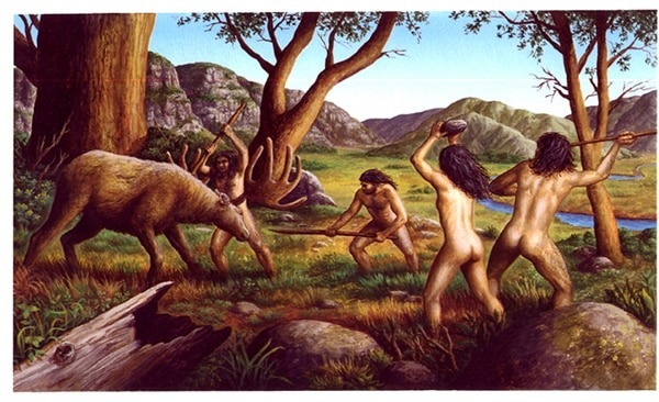 Les hommes préhistoriques chassaient les dinosaures