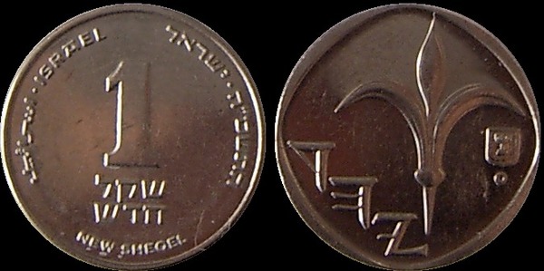 Le shekel est la monnaie de quel pays (c'était marqué dessus) ?