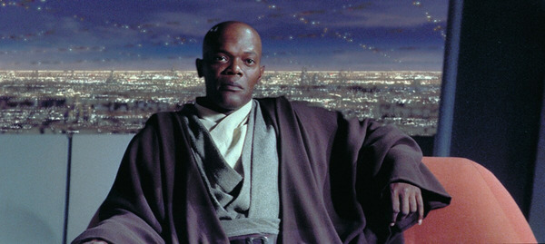 De quelle couleur est le sabre de Mace Windu ?