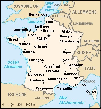 Combien de pays limitrophes compte la France métropolitaine ?