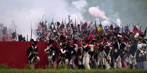 En 2015, pour le bicentenaire de Waterloo, la Belgique a organisé une reconstitution de la bataille.