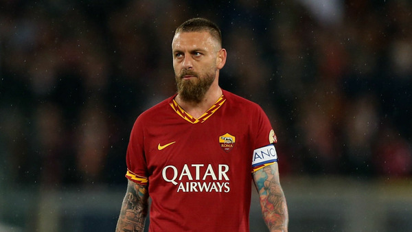 Le milieu Daniele De Rossi a passé l'intégralité de sa carrière pro. à l'AS Roma.