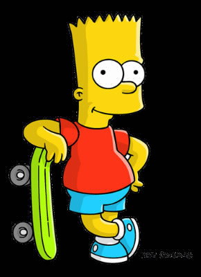 Avec quoi Bart se déplace-t-il ?