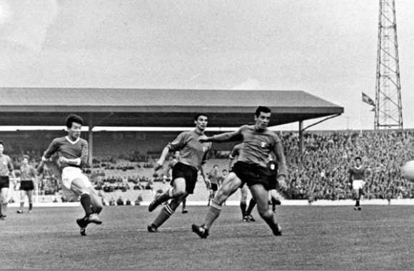 Lors du Mondial 1966, les italiens sont éliminés dès les phases de poules.