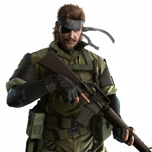 Sous quel objet se cache Snake, de Metal Geare Solid ?