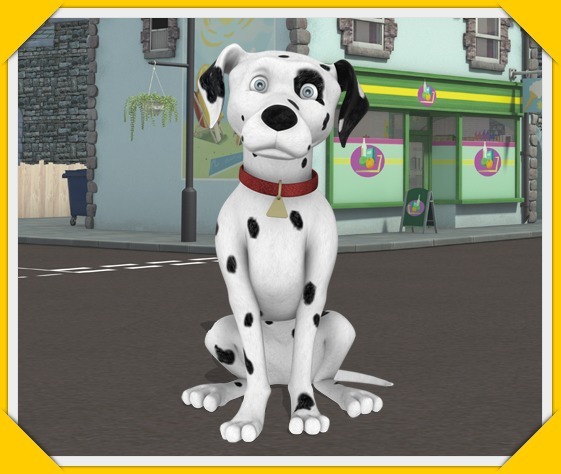 Quel est le nom du chien de la caserne ?