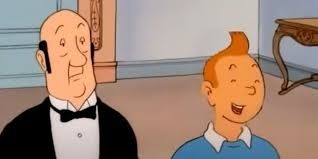 Qui est à côté de Tintin sur la photo, le majordome ?