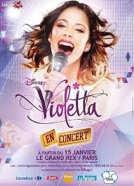 Quand s'est passé le concert de Violetta en France ?