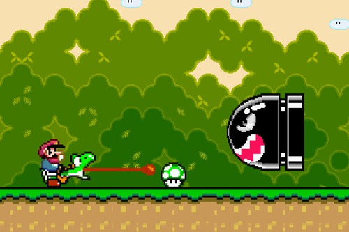 Quel est le premier jeu de Mario Bros où apparait Yoshi ?