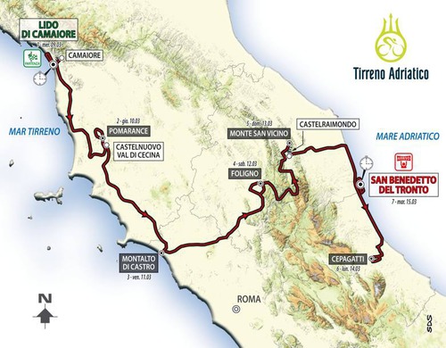 Quel est le vainqueur de Tirreno Adriatico ?