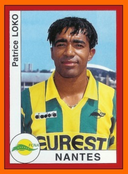 Le nantais Patrice Loko a terminé meilleur buteur du championnat 94/95 avec 22 buts.