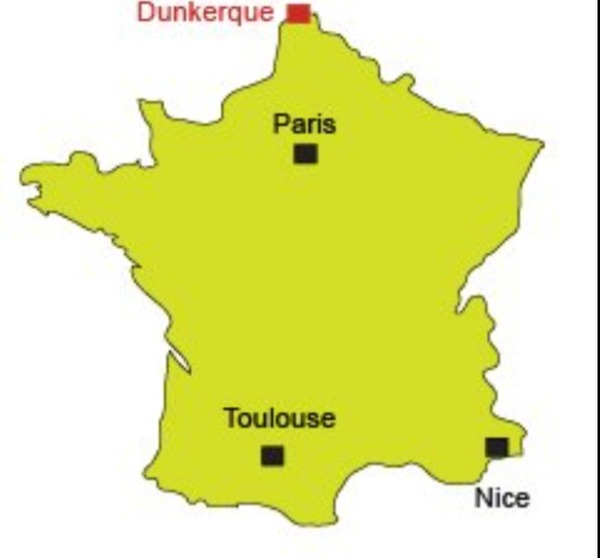 Où se situe Dunkerque ?