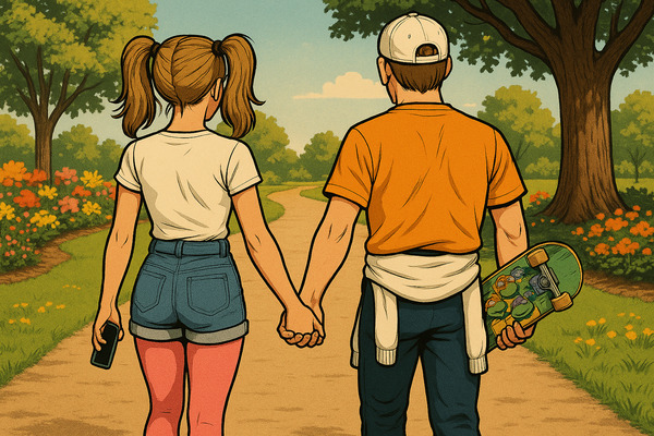 À quels oiseaux de jeunes amoureux sont-ils souvent comparés ?