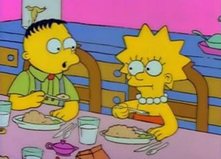 Skinner qui en a marre des bêtises de Bart l'envoie chez des vignerons Français tandis que la famille Simpson accueille un étudiant qui est :