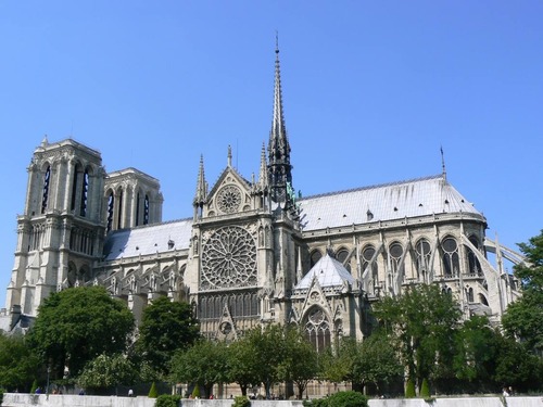 La cathédrale Notre Dame de Paris...