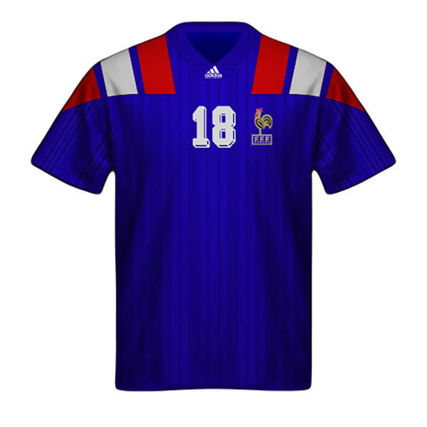 À quelle occasion les français ont-ils porté ce maillot ?