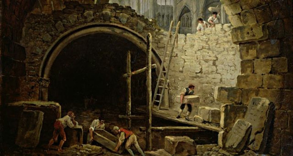 Où a eu lieu l'Exhumation des corps des Rois de 1793 ?