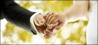 Comment s'appelle la cérémonie où un homme et une femme s'unissent pour la vie ?