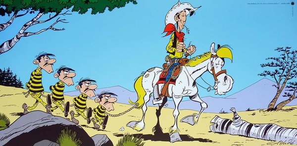 Qui sont ces terribles frères que Lucky Luke mène sans cesse en prison ?