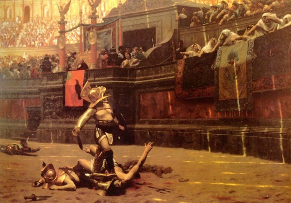 Quel gladiateur réputé comme lourd est également appelé le gaulois ?