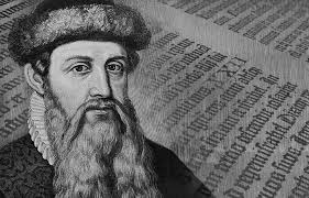 À quelle époque Johannes Gutenberg a-t-il mis au point l'imprimerie à caractères métalliques mobiles ?