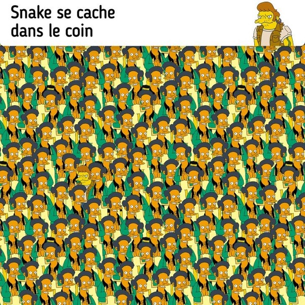 Où est-ce que Snake se cache ?