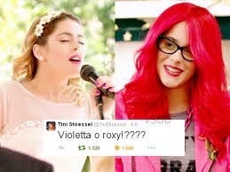 Pour qui Violetta s'est déguisée en Roxy ?