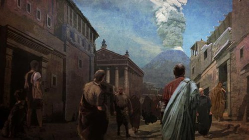 Quel volcan a détruit la ville de Pompéi lors de son éruption ?