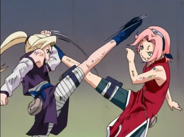 Et le combat Ino vs Sakura, laquelle a gagné ?
