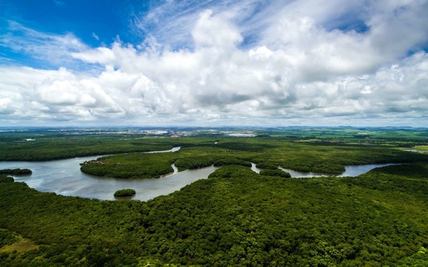 Dans quel océan se déverse l'Amazone, de loin le plus élevé de tous les fleuves de la planète ?