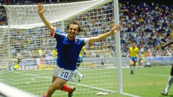 Quelle est la particularité du but de Michel Platini contre le Brésil, lors du quart de finale du Mondial 86 ?