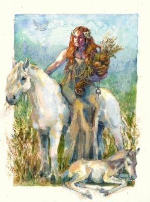 Quelle est le nom de la déesse celte protectrice du Foyer et de la Fertilité ?